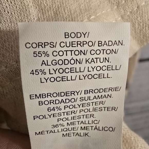 Lucky Brand Floral Peasant Top Longsleeve Size Small - Picture 8 of 8